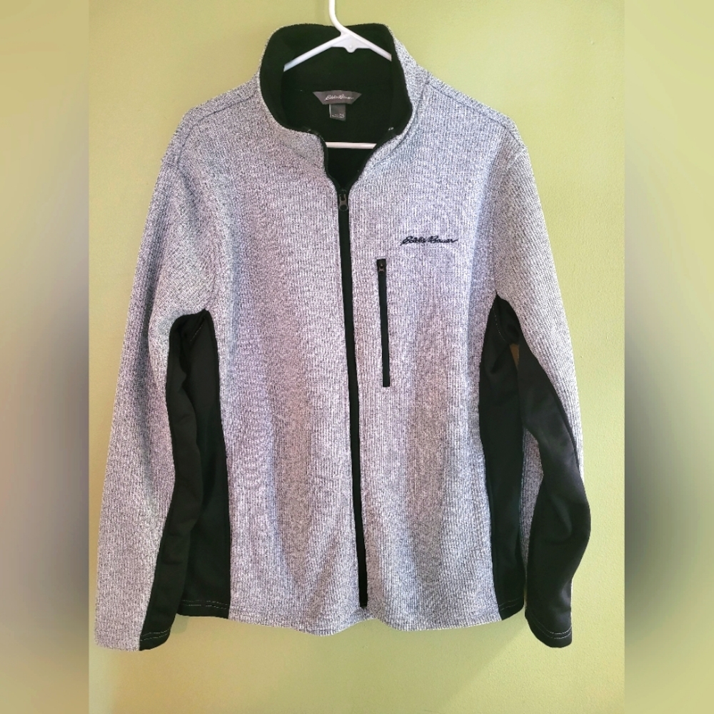 Eddie Bauer full zip knit jacket NWNT